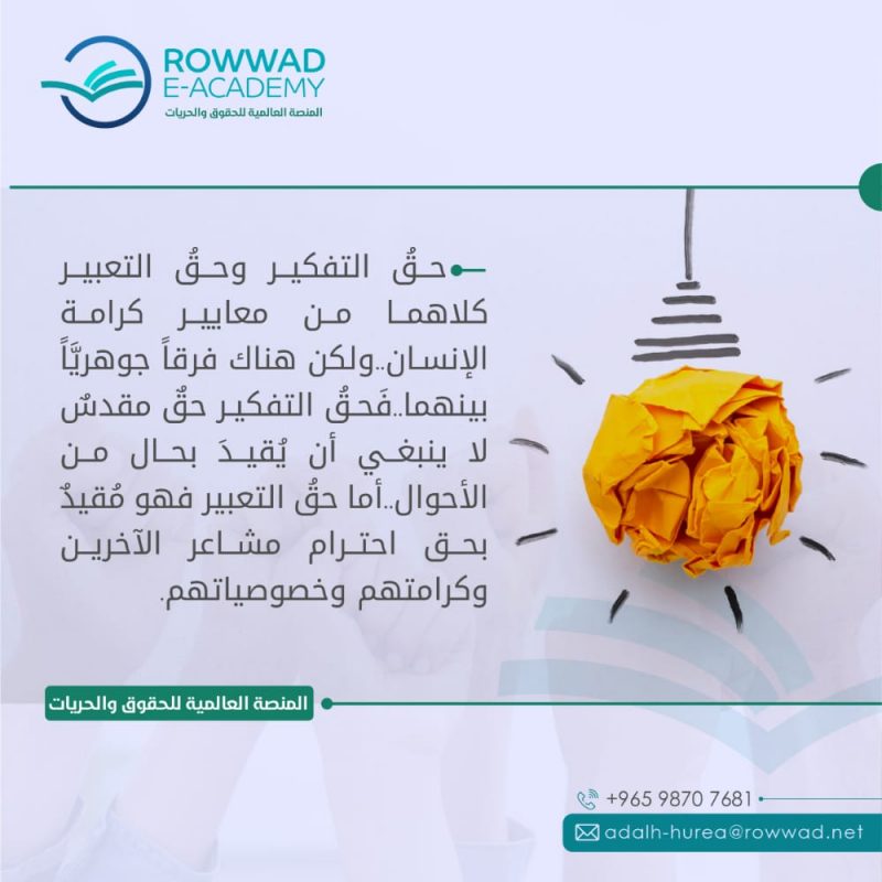 حق التعبير مقيد؟