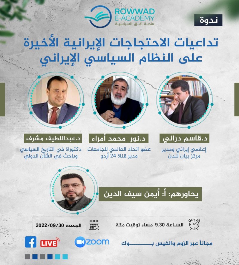  تداعيات الاحتجاجات الإيرانية الأخيرة على النظام السياسي الإيراني