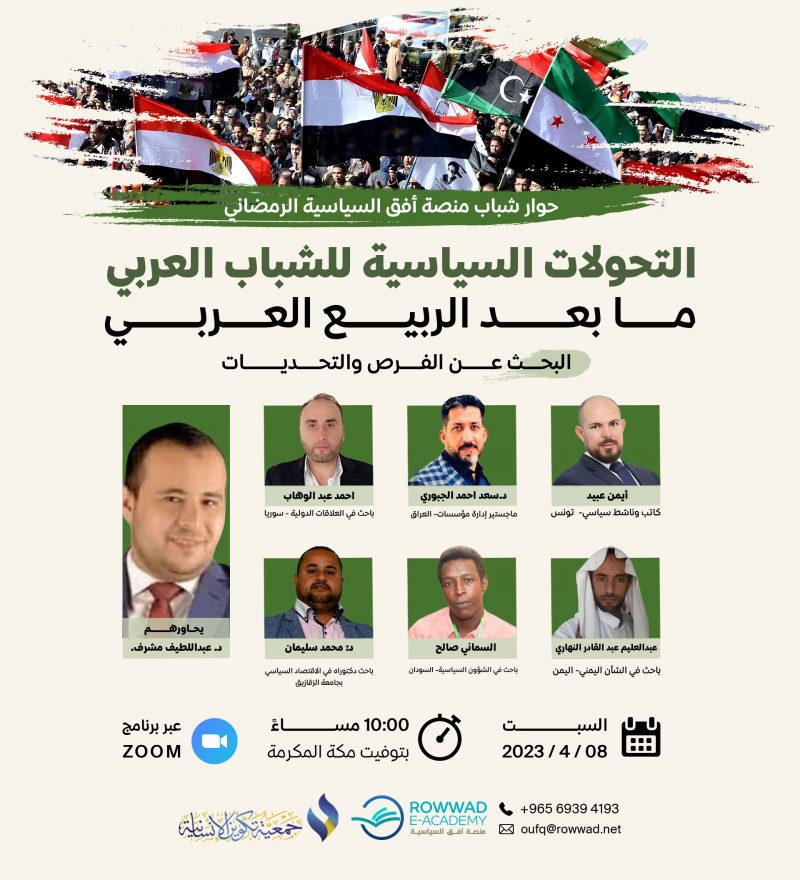 التحولات السياسية للشباب العربي مابعد الربيع العربي