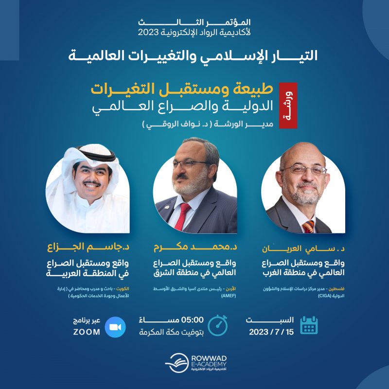 الورشة الأولى: طبيعة ومستقبل التغيرات الدولية والصراع العالمي