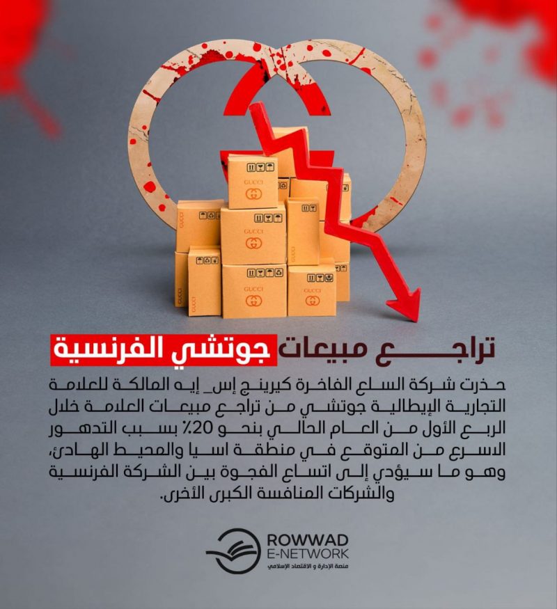 تراجع مبيعات جوتشي الفرنسية