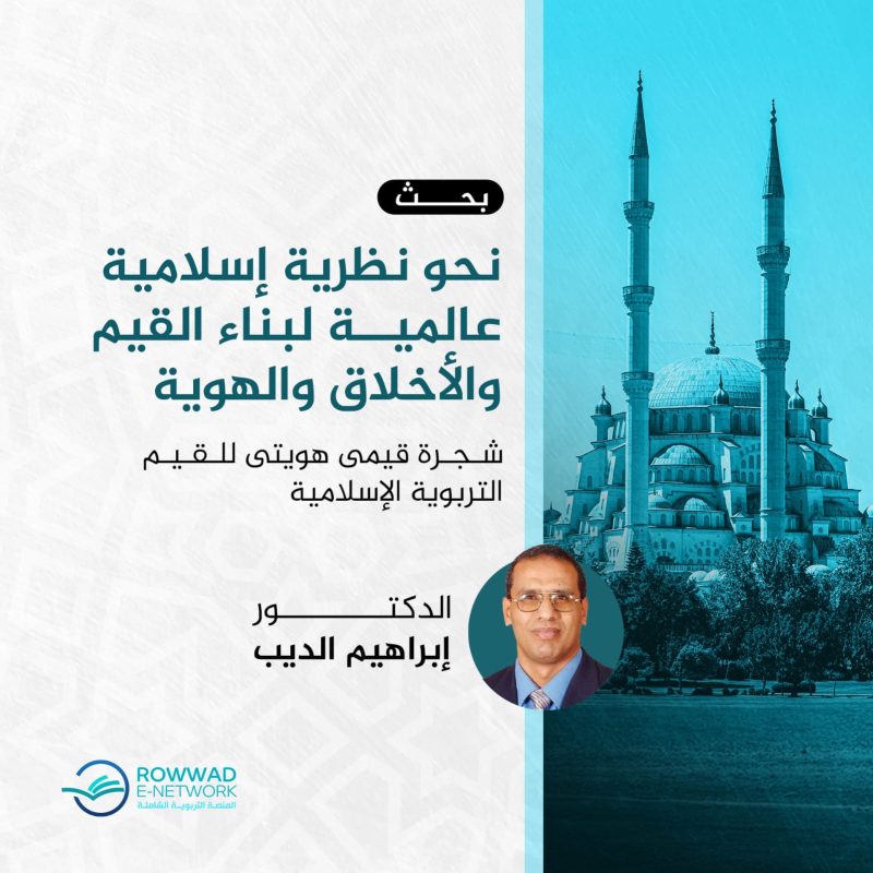 نحو نظرية إسلامية عالمية لبناء القيم والأخلاق والهوية - شـجـرة قيمى هويتى للـقـيـم التربوية الإسلامية